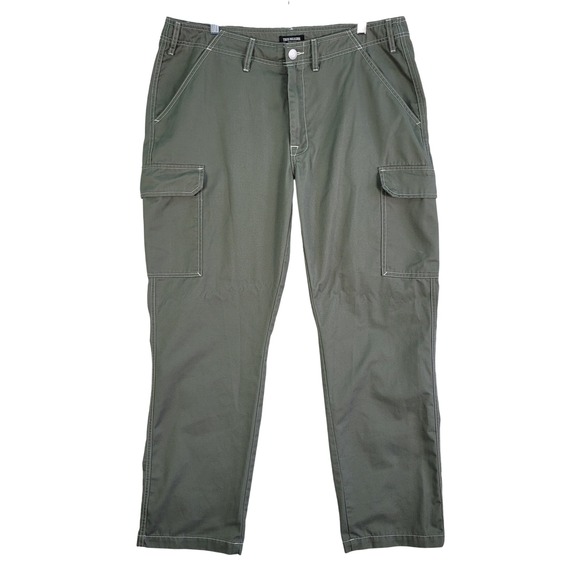 True Religion Other - True Religion Cargo Pants Men's Size 36 (38 x 32) Kalamata Green Contrast Stitch